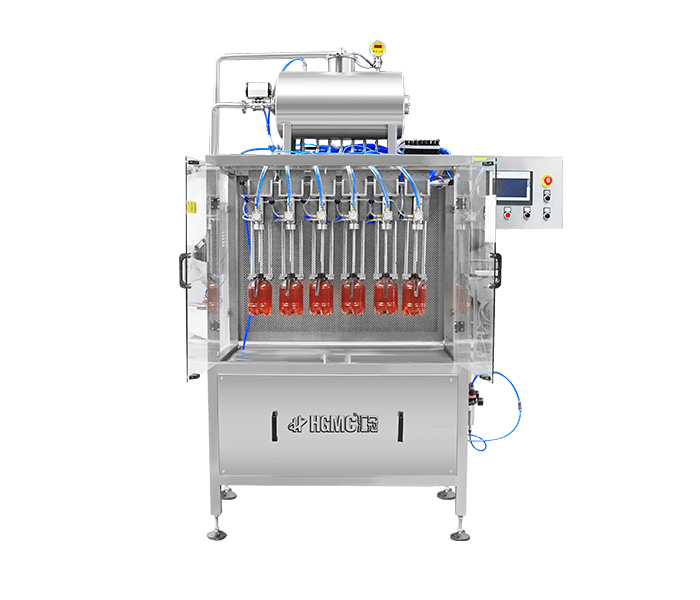 6頭半自動PET瓶灌裝機